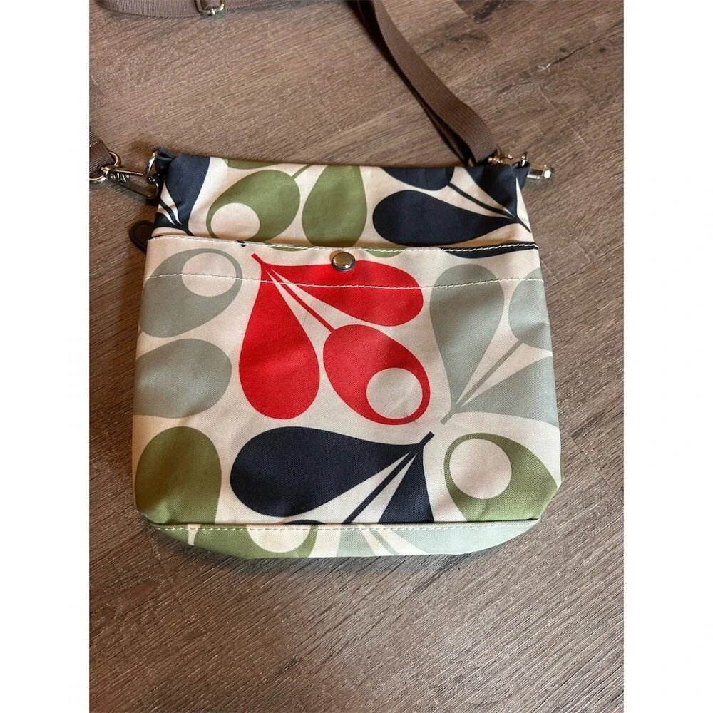 Orla Kiely for Target Crossbody Bag Medium Multicolor Stem Print Zip